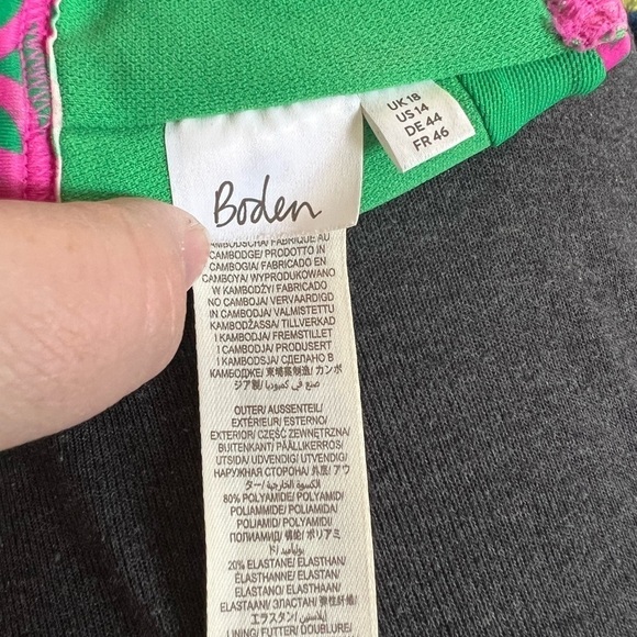 Boden pink and green patterned bikini top - Picture 2 of 4